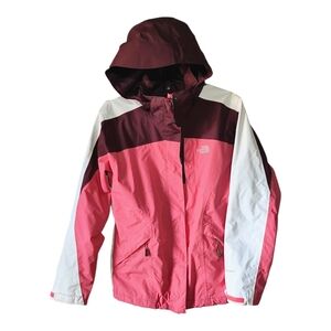 The North Face Hyvent Size M Insulated Hooded Salmon Burgundy Ski (NO Inner)